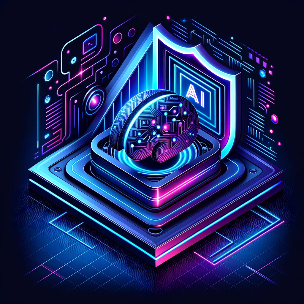 Visualization symbolizing private AI